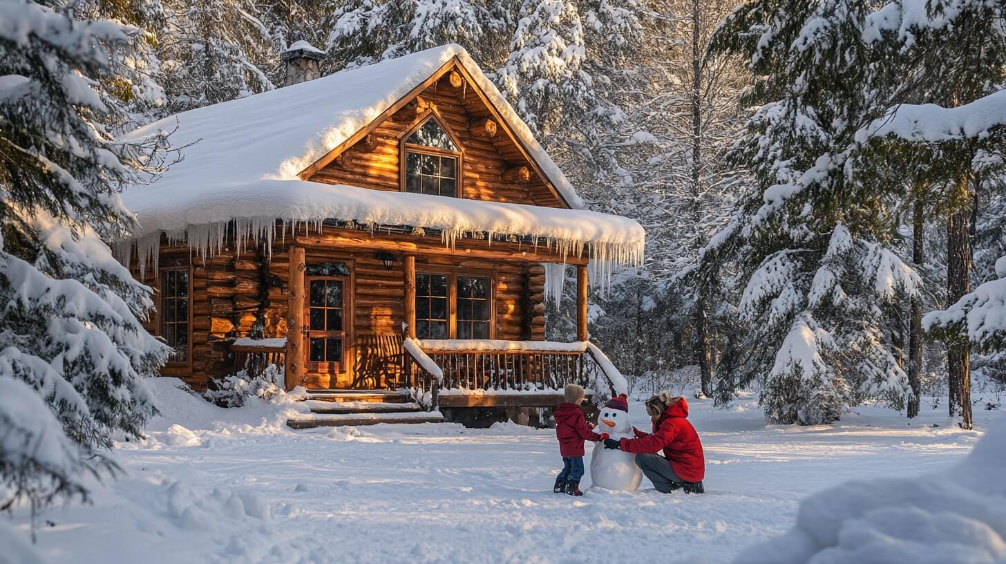 Cozy winter cabin rentals